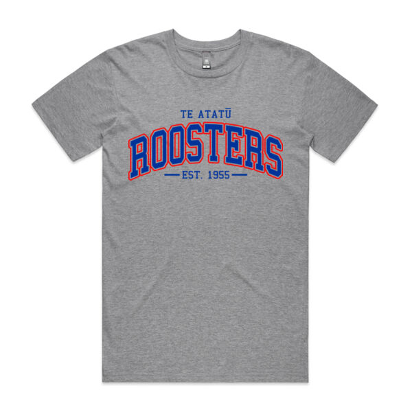 	Roosters College Adults Tee - Grey Thumbnail