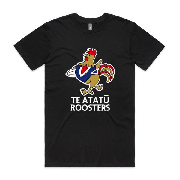 Roosters Classic Adults Tee - Black Thumbnail