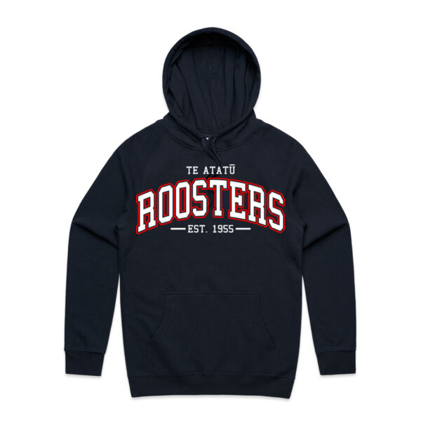 Roosters College Adults Hoodie - Navy Thumbnail
