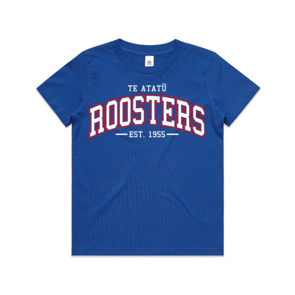 Roosters College Youth Tee - Royal Thumbnail