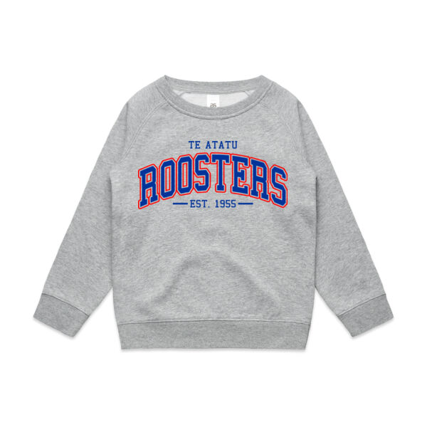 Roosters College Kids Crew - Grey Thumbnail