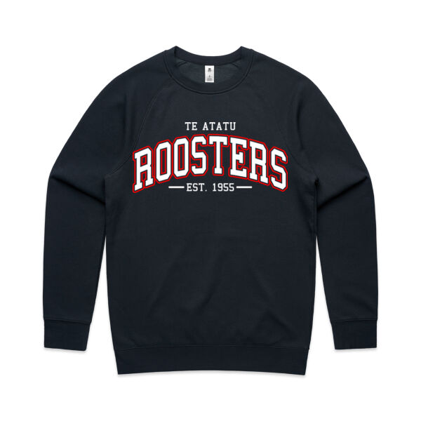 Roosters College Adults Crew - Navy Thumbnail